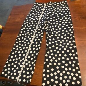Anthropologie Maeve polka dot pants